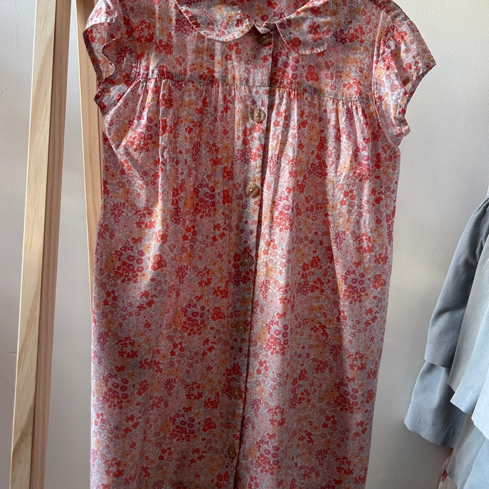 Liberty floral print dress 7-8Y
